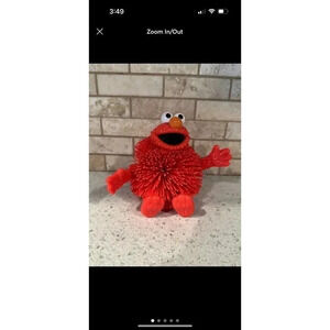 Vintage Elmo 1990s koosh ball Sesame Street SG